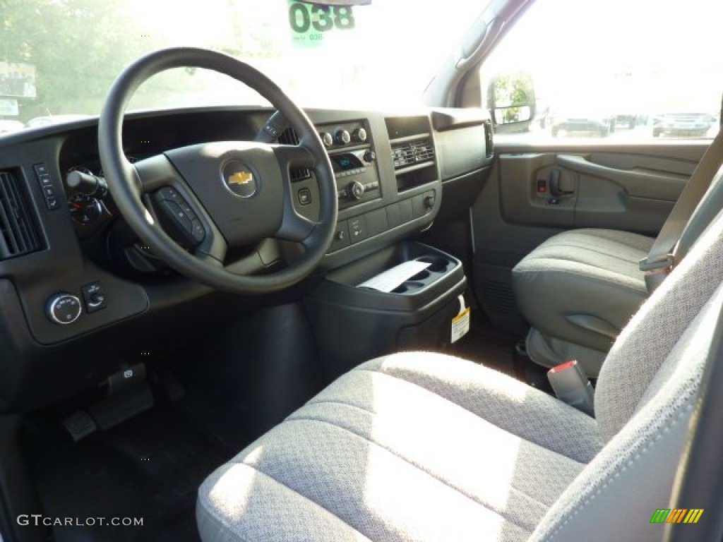 Medium Pewter Interior 2013 Chevrolet Express 2500 Cargo Van Photo #70490801