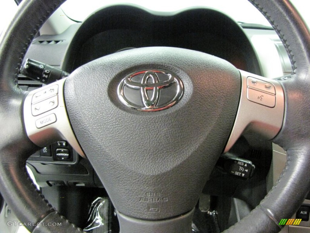 2009 Corolla XRS - Super White / Dark Charcoal photo #18