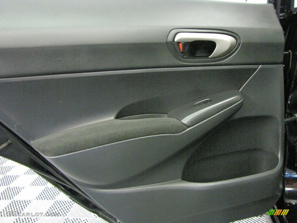 2010 Civic LX-S Sedan - Crystal Black Pearl / Black photo #15