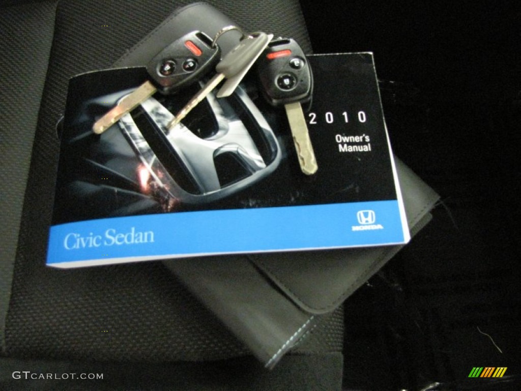 2010 Civic LX-S Sedan - Crystal Black Pearl / Black photo #30