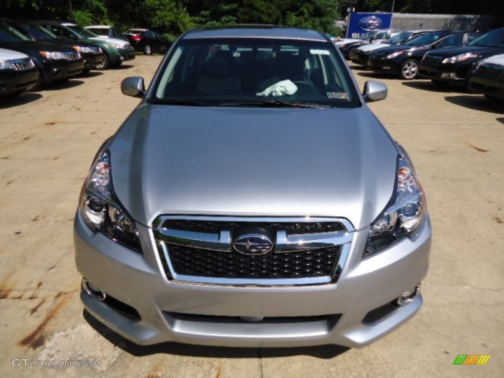 2013 Legacy 2.5i Limited - Ice Silver Metallic / Off Black Leather photo #7