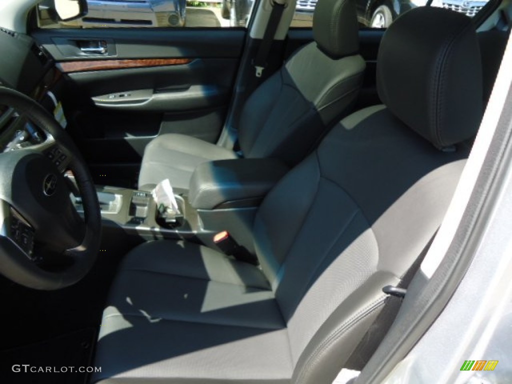 2013 Legacy 2.5i Limited - Ice Silver Metallic / Off Black Leather photo #10