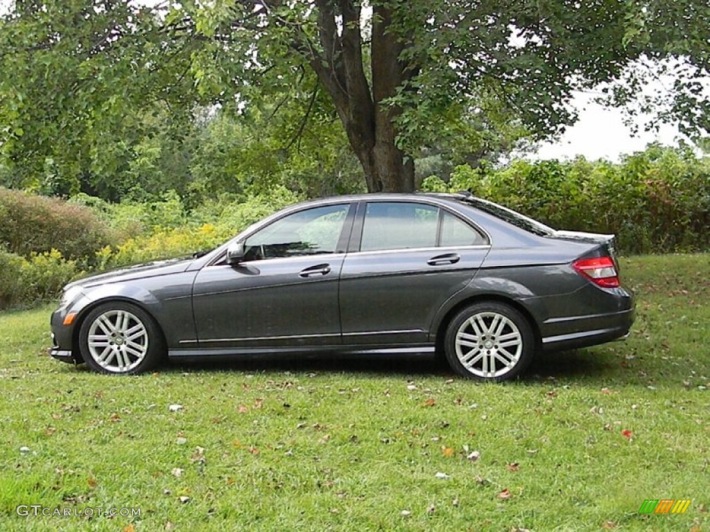 Steel Grey Metallic 2009 Mercedes-Benz C 300 4Matic Sport Exterior Photo #70491905