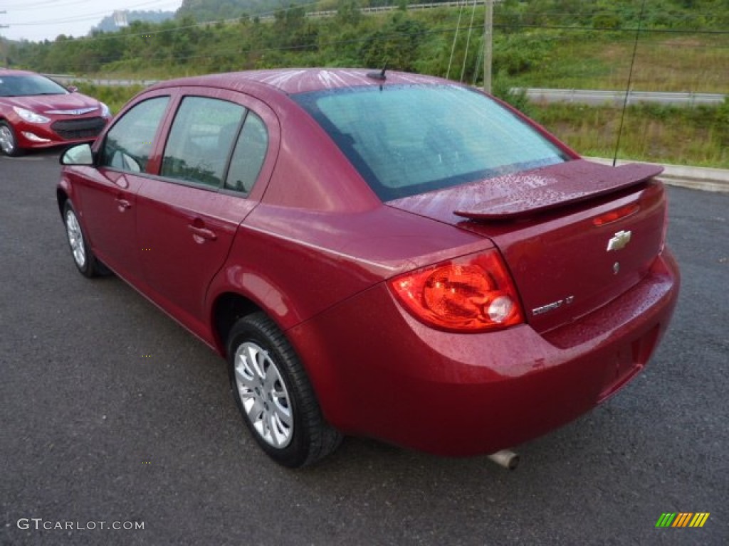 Sport Red 2009 Chevrolet Cobalt LT Sedan Exterior Photo #70491938