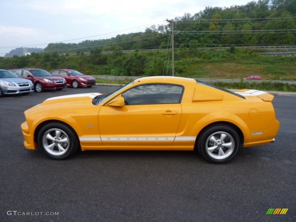 Grabber Orange 2007 Ford Mustang V6 Premium Coupe Exterior Photo #70492109