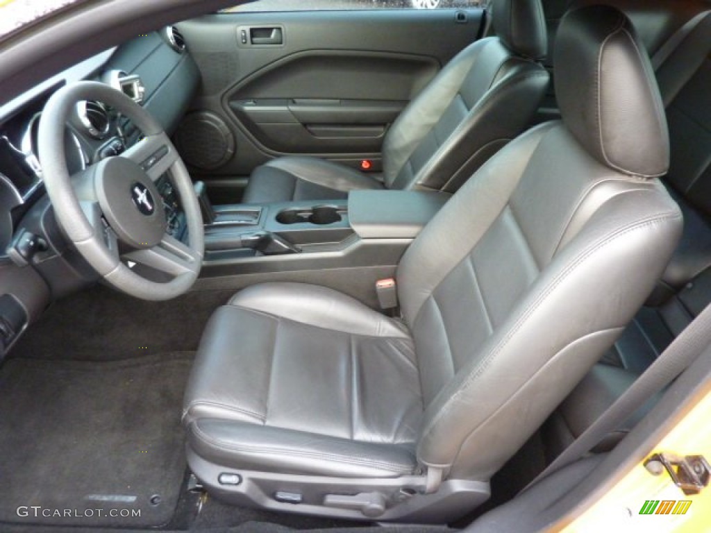 2007 Mustang V6 Premium Coupe - Grabber Orange / Dark Charcoal photo #14