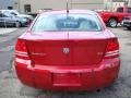 2008 Inferno Red Crystal Pearl Dodge Avenger SXT  photo #3