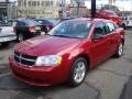 2008 Inferno Red Crystal Pearl Dodge Avenger SXT  photo #5