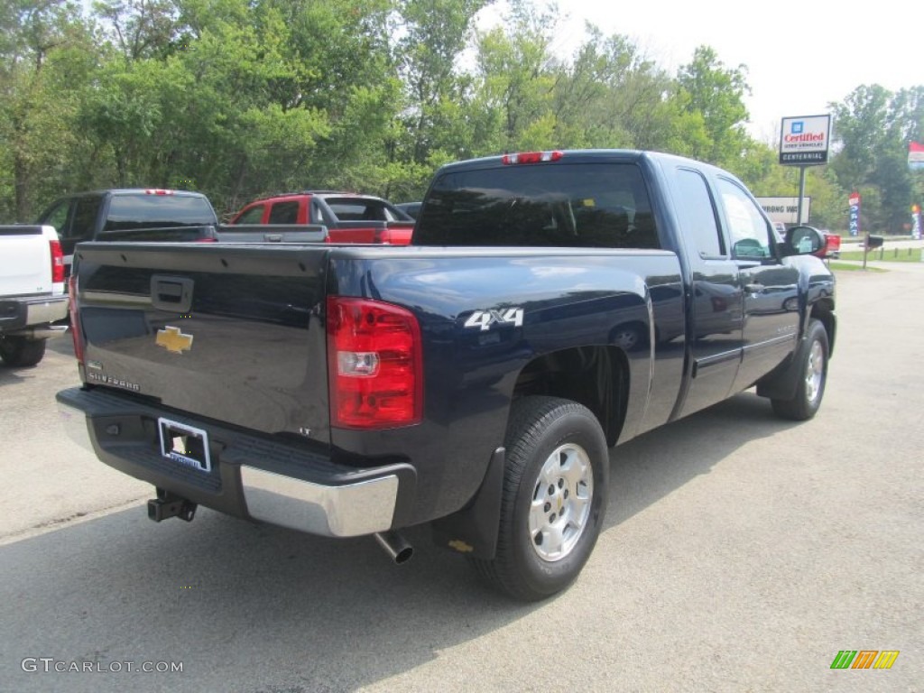 2012 Silverado 1500 LT Extended Cab 4x4 - Imperial Blue Metallic / Light Titanium/Dark Titanium photo #7