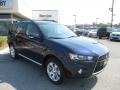 2013 Cosmic Blue Metallic Mitsubishi Outlander SE AWD  photo #7