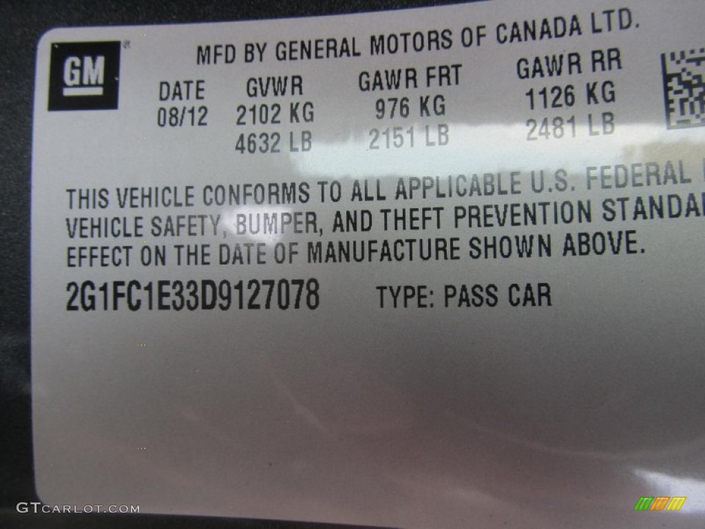 2013 Camaro LT/RS Coupe - Ashen Gray Metallic / Gray photo #19