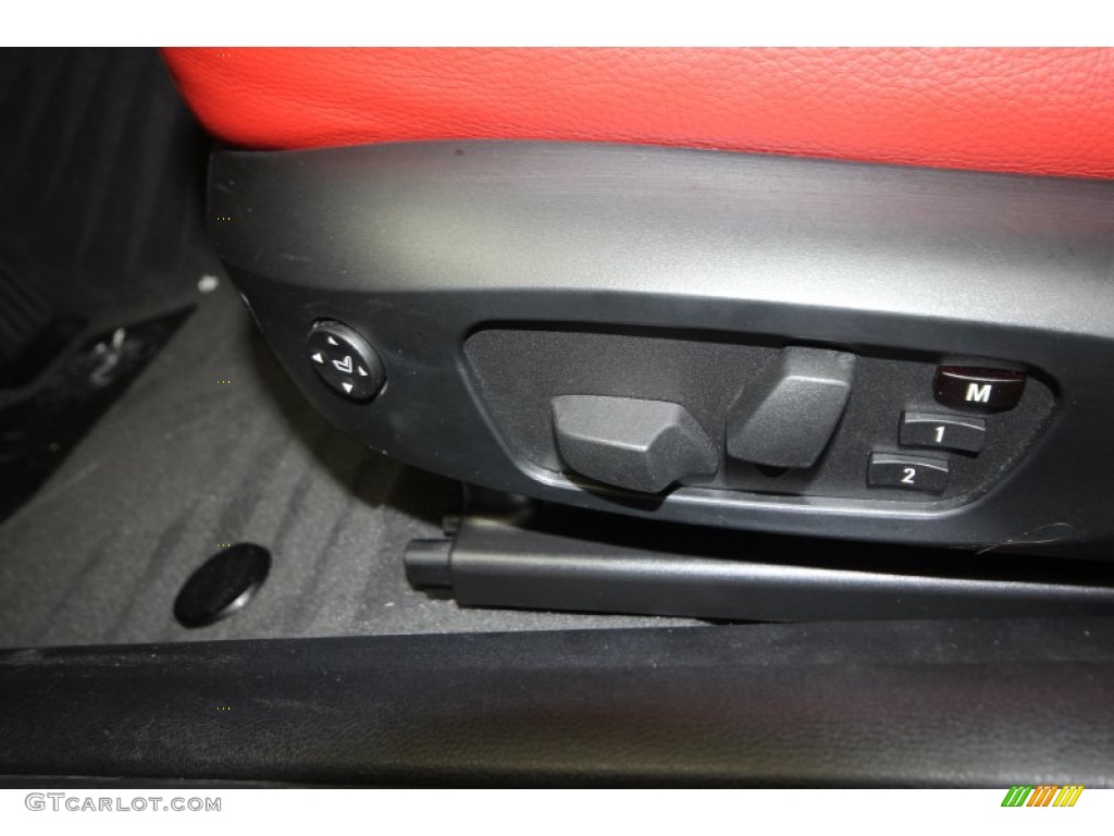 2007 3 Series 328i Coupe - Titanium Silver Metallic / Coral Red/Black photo #17