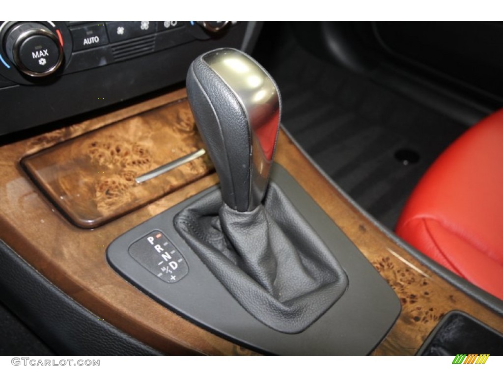 2007 3 Series 328i Coupe - Titanium Silver Metallic / Coral Red/Black photo #21