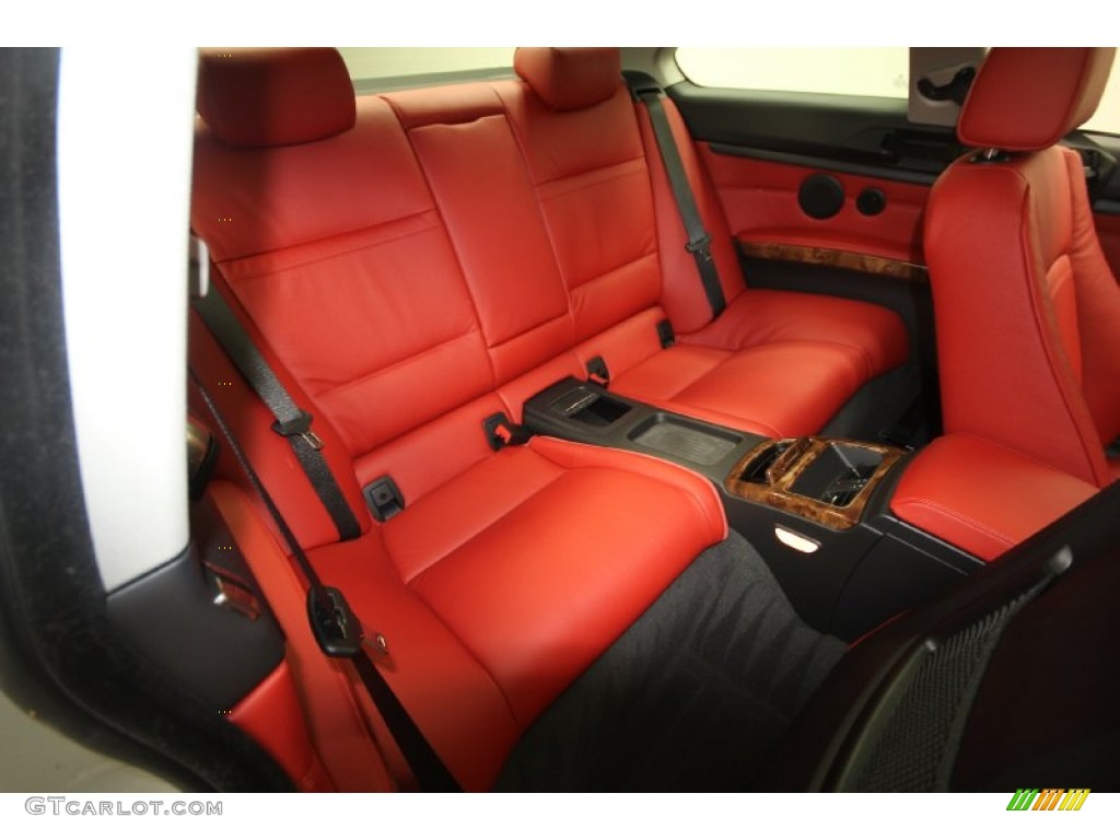 2007 3 Series 328i Coupe - Titanium Silver Metallic / Coral Red/Black photo #29