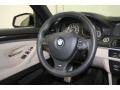 Oyster/Black Steering Wheel Photo for 2012 BMW 5 Series #70495460