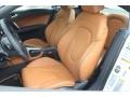 Madras Brown Baseball Optic Leather Front Seat Photo for 2013 Audi TT #70495463