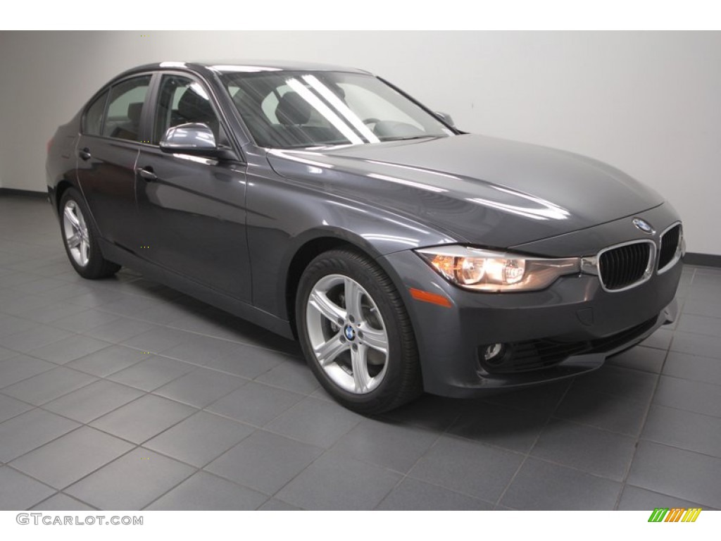 2013 3 Series 328i Sedan - Mineral Grey Metallic / Black photo #1