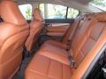 2012 Acura TL Umber Interior Rear Seat Photo
