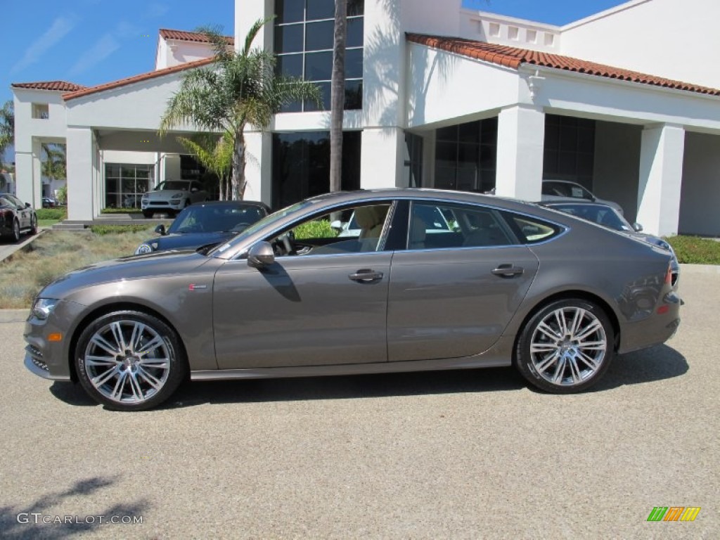 Dakota Gray Metallic 2013 Audi A7 3.0T quattro Premium Exterior Photo #70496846