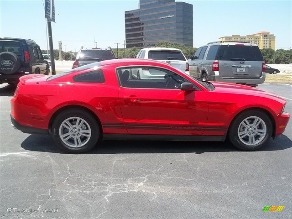 2012 Mustang V6 Coupe - Race Red / Charcoal Black photo #2