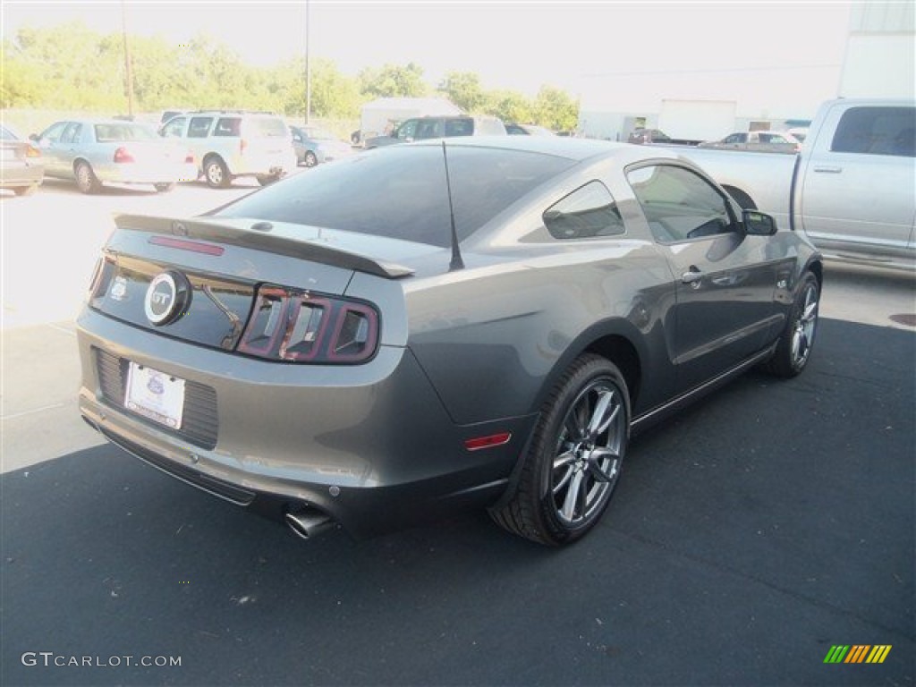 2013 Mustang GT Premium Coupe - Sterling Gray Metallic / Charcoal Black photo #6