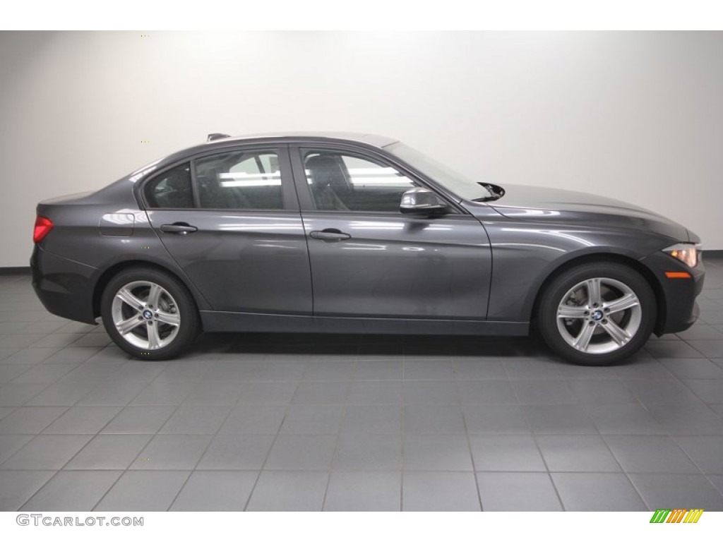 2013 3 Series 328i Sedan - Mineral Grey Metallic / Black photo #2