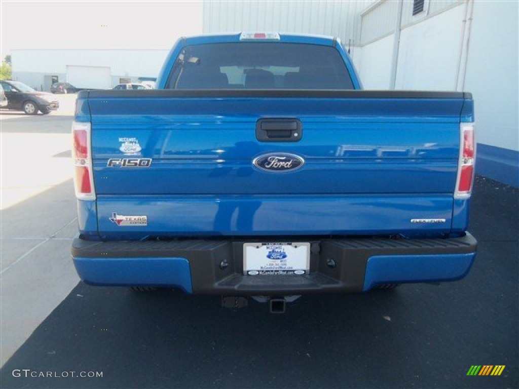 2012 F150 XLT SuperCrew - Blue Flame Metallic / Black photo #4