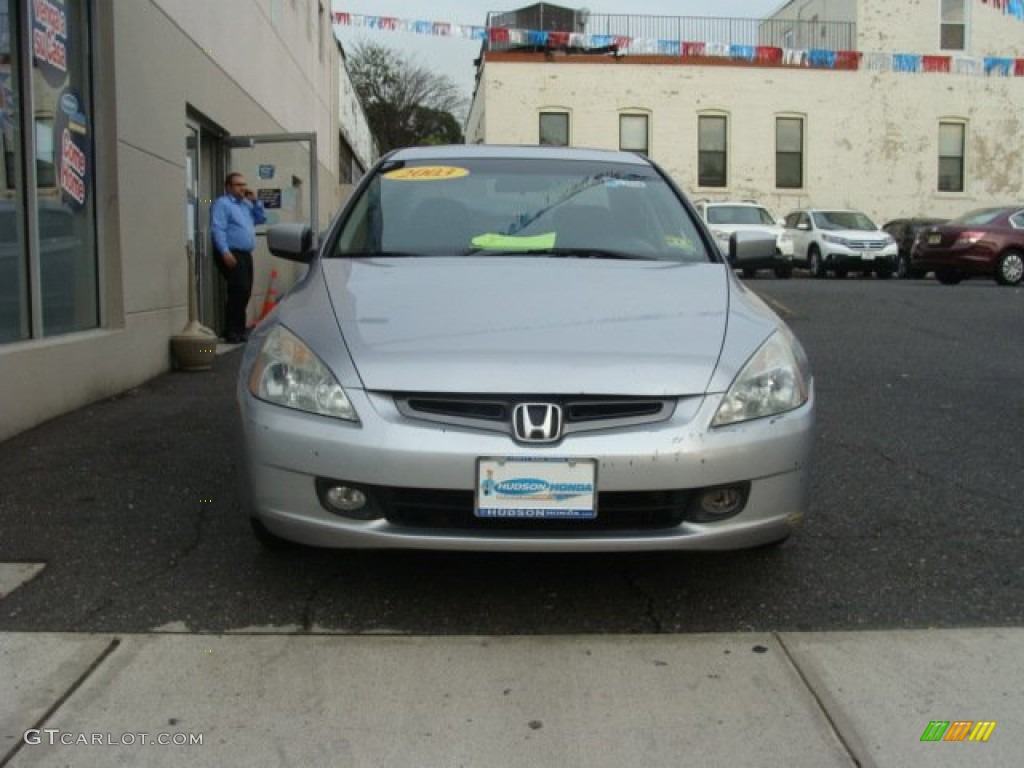 2003 Accord EX V6 Sedan - Satin Silver Metallic / Black photo #2