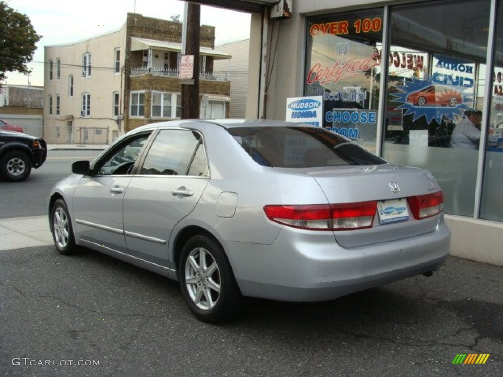 2003 Accord EX V6 Sedan - Satin Silver Metallic / Black photo #4