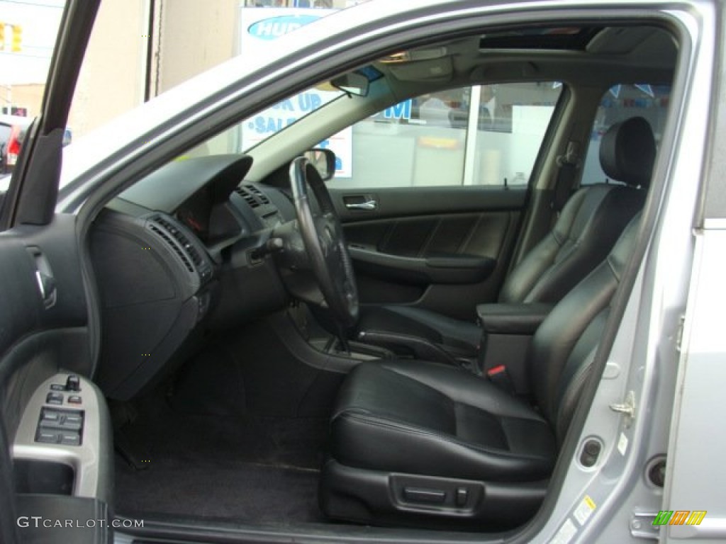 2003 Accord EX V6 Sedan - Satin Silver Metallic / Black photo #7