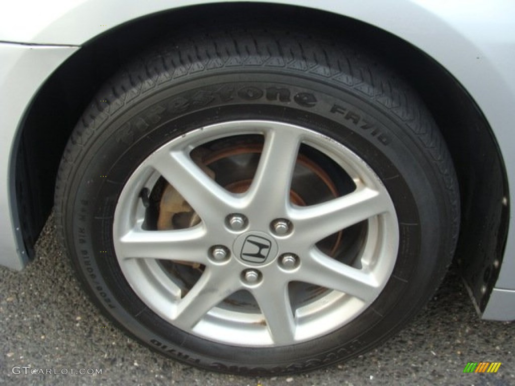 2003 Accord EX V6 Sedan - Satin Silver Metallic / Black photo #15