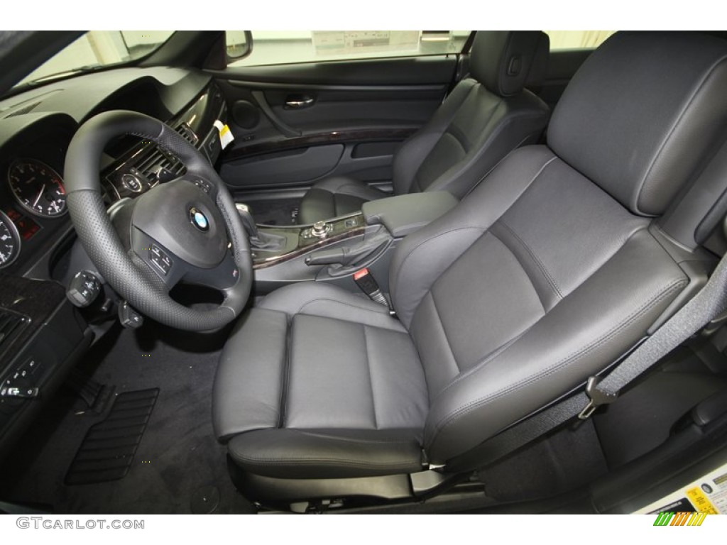 Black Interior 2013 BMW 3 Series 335i Convertible Photo #70498226