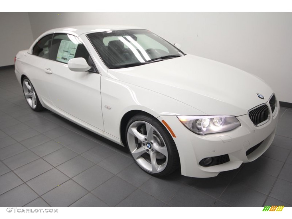 2013 3 Series 335i Convertible - Alpine White / Black photo #7