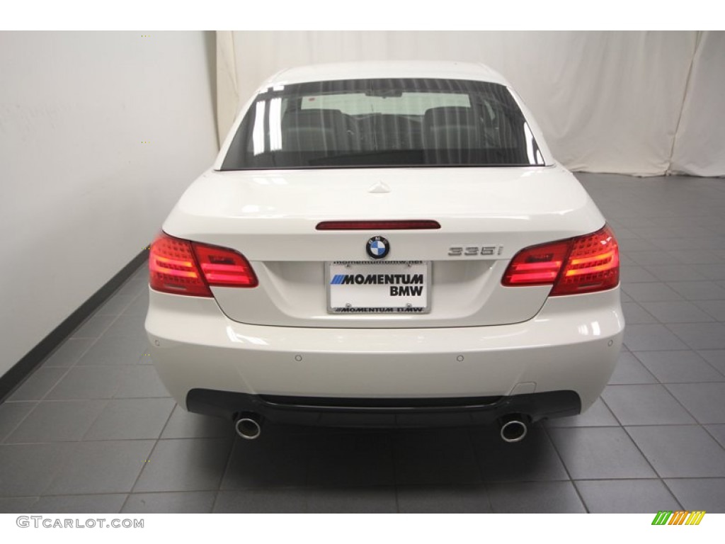 2013 3 Series 335i Convertible - Alpine White / Black photo #10