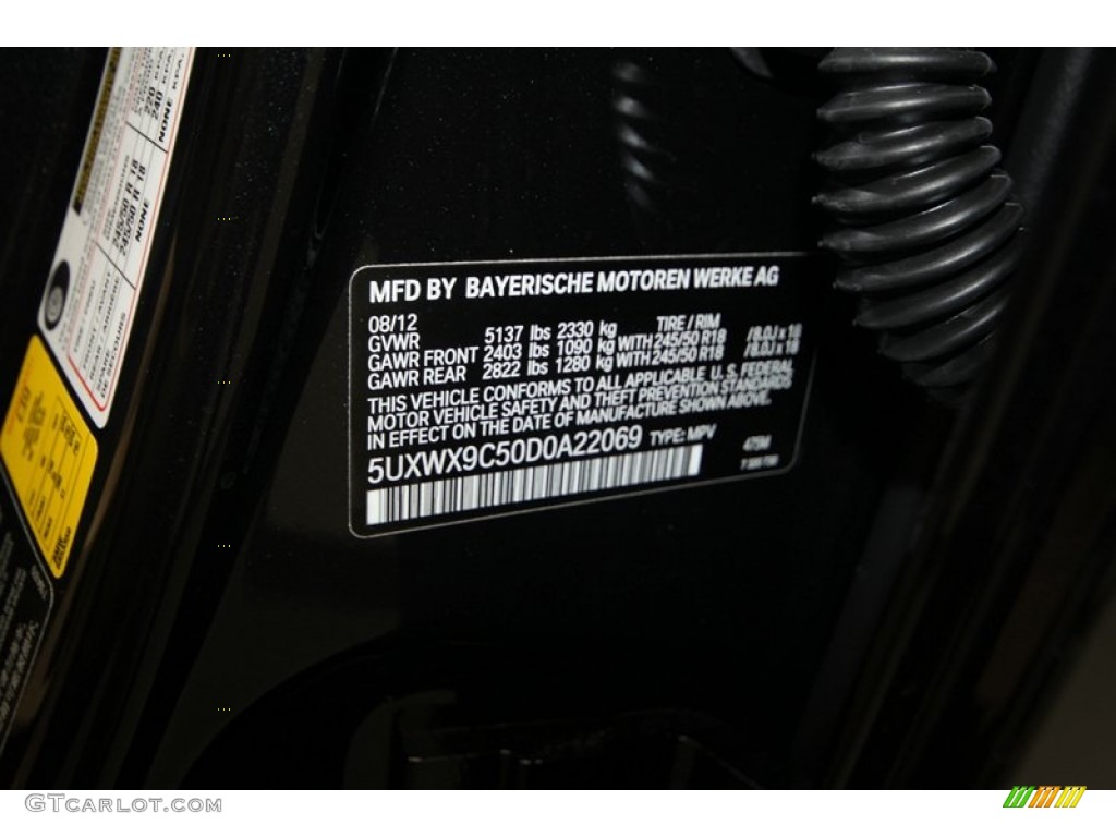 2013 X3 xDrive 28i - Black Sapphire Metallic / Sand Beige photo #10