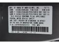 NH743M: Palladium Metallic 2012 Acura RDX Technology SH-AWD Color Code
