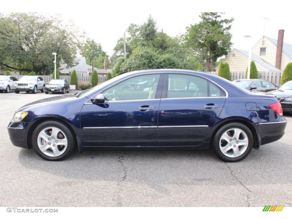 Opulent Blue Pearl 2005 Acura RL 3.5 AWD Sedan Exterior Photo #70499048