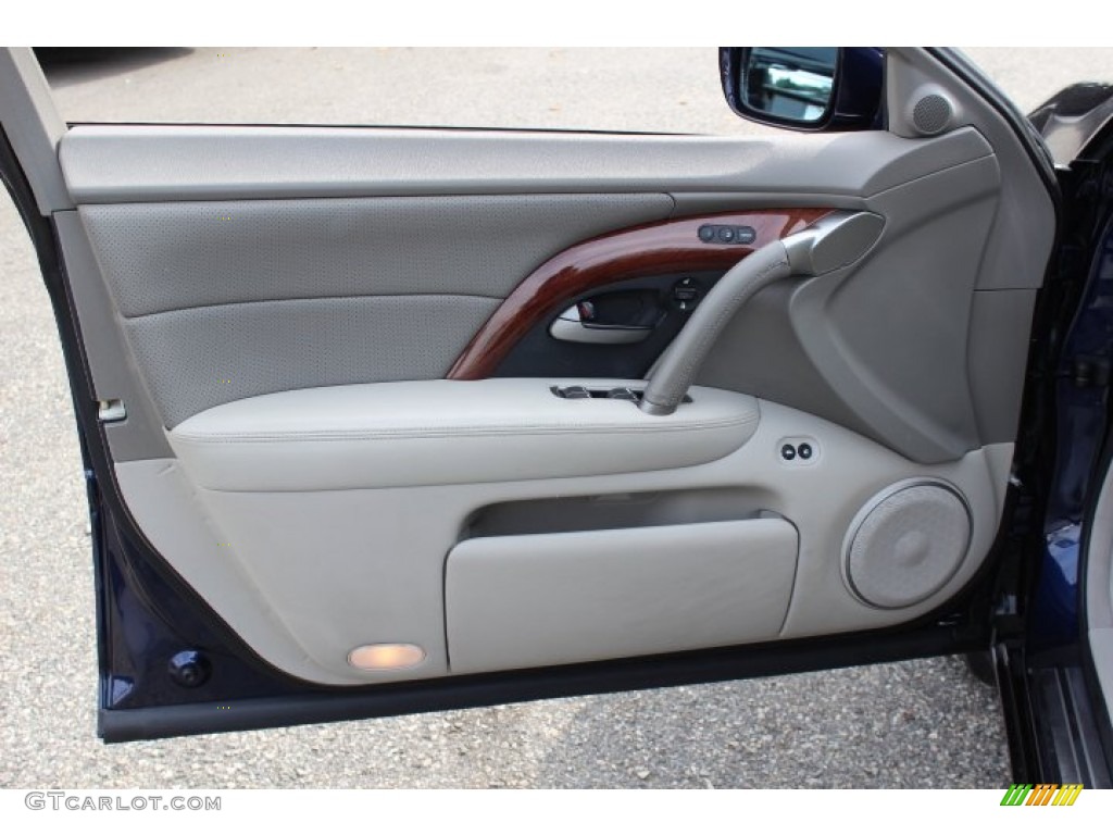 2005 Acura RL 3.5 AWD Sedan Taupe Door Panel Photo #70499072