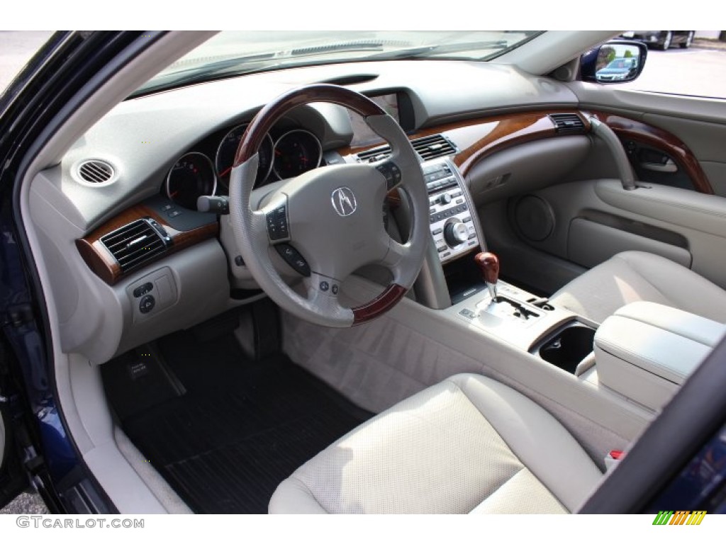 Taupe Interior 2005 Acura RL 3.5 AWD Sedan Photo #70499082