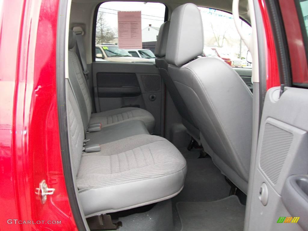 2008 Ram 1500 Big Horn Edition Quad Cab 4x4 - Flame Red / Medium Slate Gray photo #12