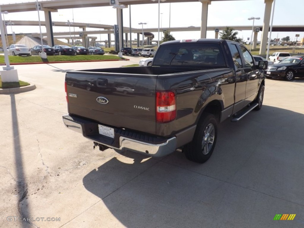 2005 F150 XLT SuperCab - Dark Stone Metallic / Tan photo #5