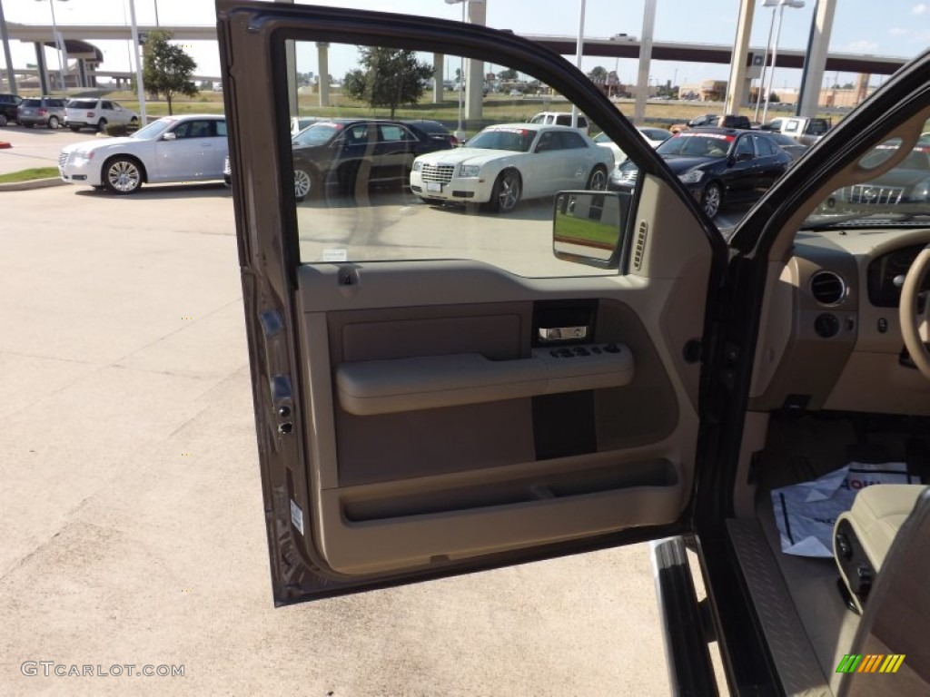 2005 F150 XLT SuperCab - Dark Stone Metallic / Tan photo #15
