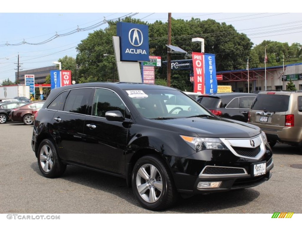 2010 MDX  - Crystal Black Pearl / Ebony photo #1