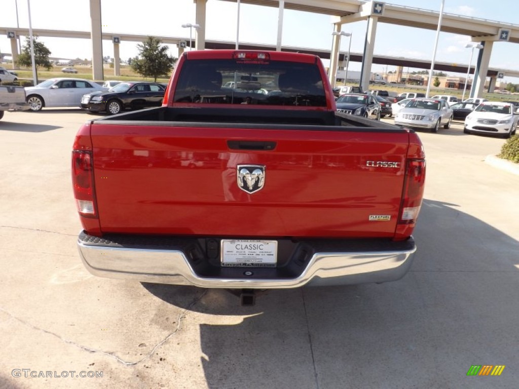 2011 Ram 1500 ST Quad Cab - Flame Red / Dark Slate Gray/Medium Graystone photo #4