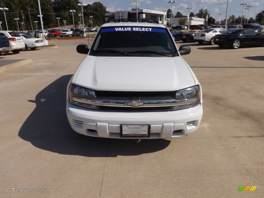 2004 TrailBlazer LS 4x4 - Summit White / Light Cashmere photo #8