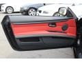 Coral Red/Black 2012 BMW 3 Series 335i xDrive Coupe Door Panel