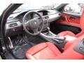 Coral Red/Black Prime Interior Photo for 2012 BMW 3 Series #70502237