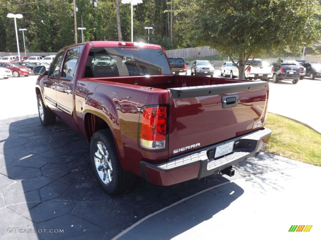 2013 Sierra 1500 Denali Crew Cab - Sonoma Red Metallic / Cocoa/Light Cashmere photo #3