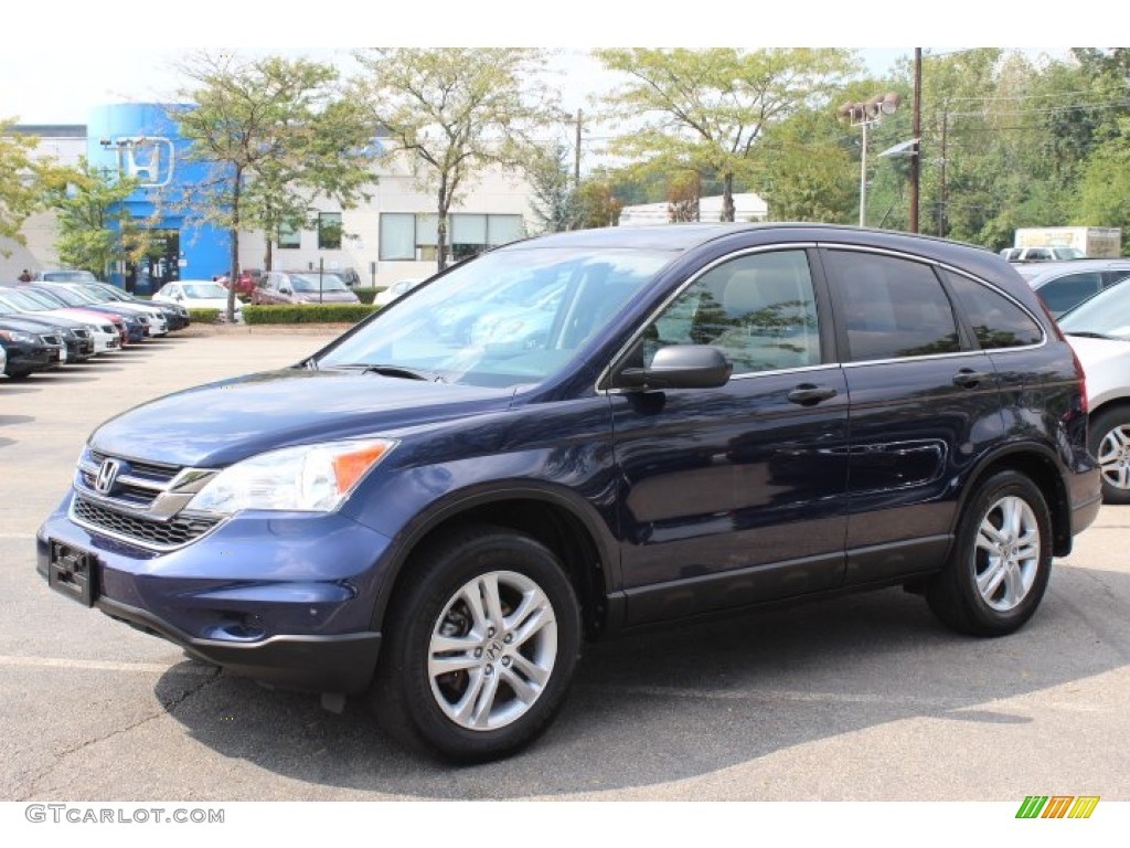 2010 CR-V EX AWD - Royal Blue Pearl / Gray photo #1