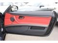 Coral Red/Black Door Panel Photo for 2012 BMW 3 Series #70502348
